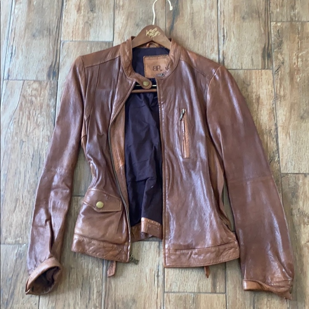 BANANA REPUBLIC - leather jacket